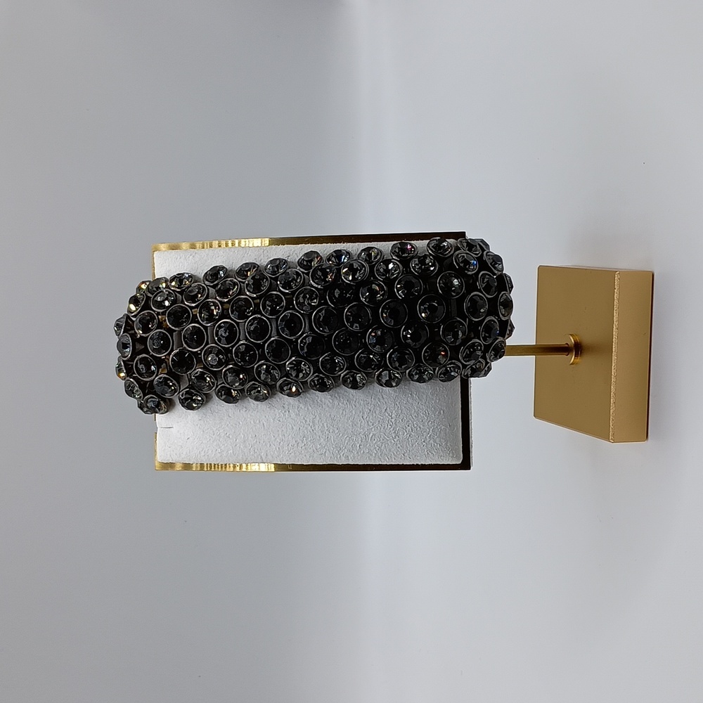 Black statement bracelet